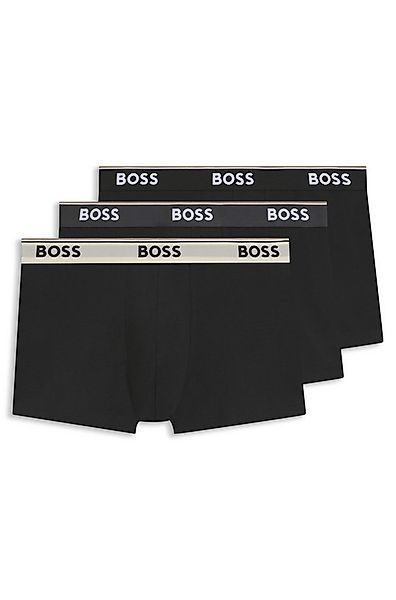BOSS Trunk 3P Power (Packung, 3-St) mit BOSS Schriftzug auf dem Bund günstig online kaufen