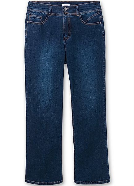 Sheego Bequeme Jeans Bootcut-Jeans im Curvy-Schnitt MANUELA günstig online kaufen