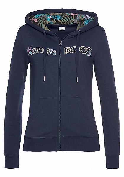 KangaROOS Kapuzensweatjacke mit aufwendiger KangaROOS Stickerei, günstig online kaufen