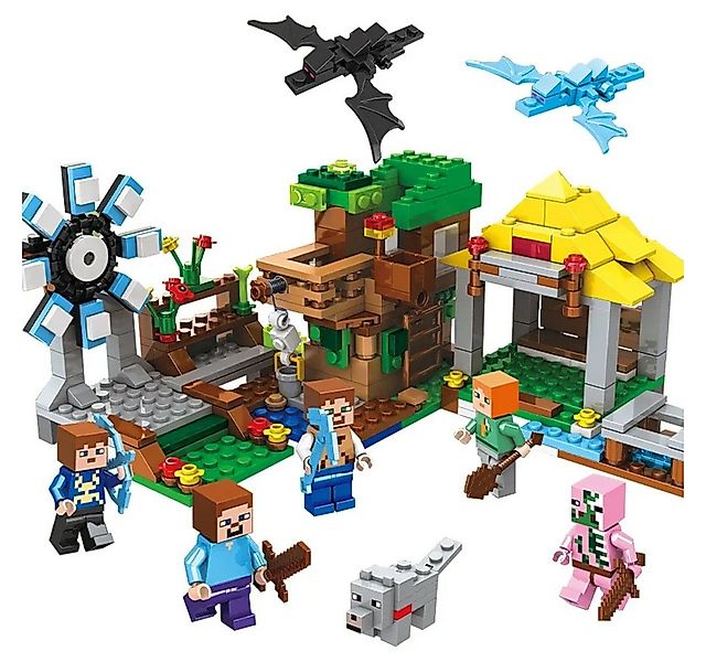 Athlix Klemmbausteine Set kompatibel mit Lego für Minecraft Fans Baustein S günstig online kaufen