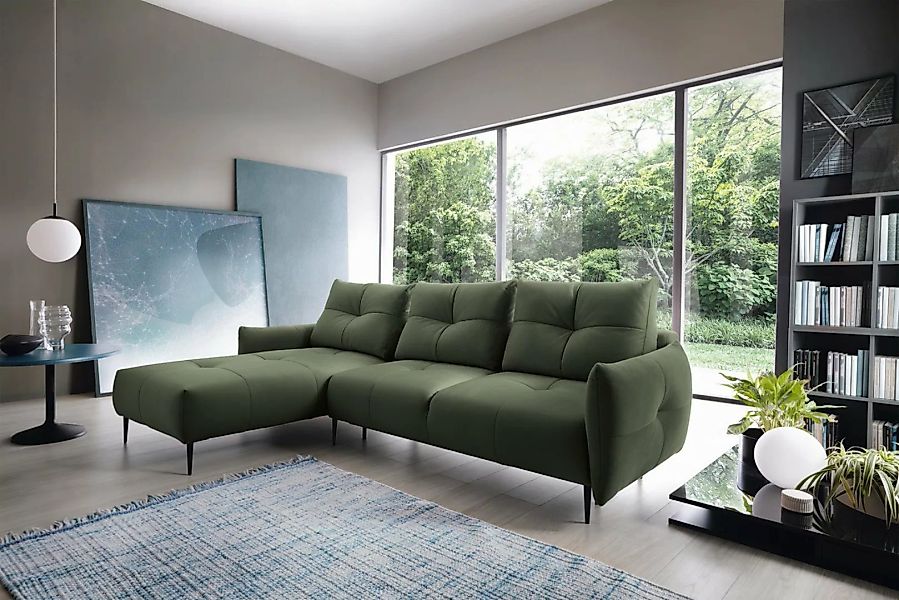 Kaiser Möbel Ecksofa Ecksofa mit schlaffunktion und bettkasten, Desing ecko günstig online kaufen