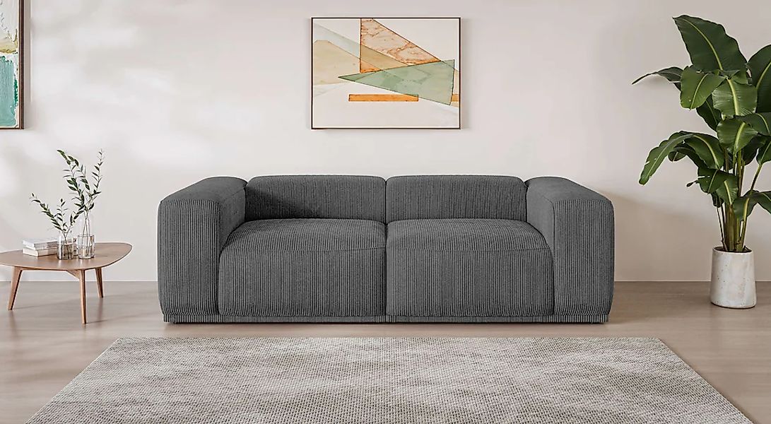 s.Oliver Big-Sofa "EMMERIK Designersofa, 3-Sitzer mit Wellenfederung, B/T/H günstig online kaufen