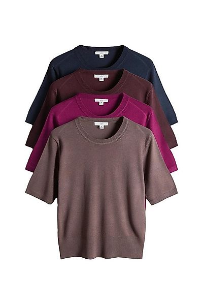 The Set T-Shirt The Set Feinstrick-T-Shirts, 4er-Pack (4-tlg) günstig online kaufen