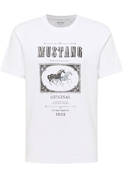 MUSTANG Kurzarmshirt "Herren Style Akron" günstig online kaufen