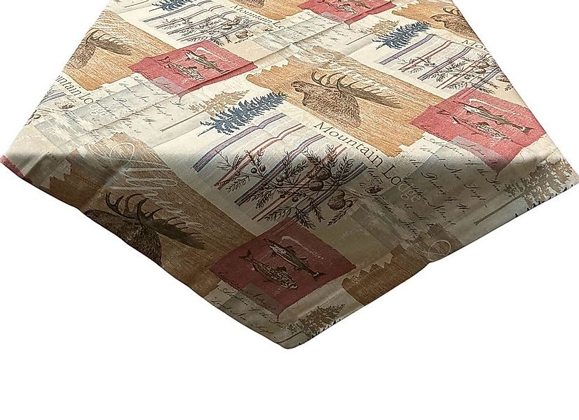HOSSNER - HOMECOLLECTION Mitteldecke Mountain (1-tlg), Tischdecke, bedruckt günstig online kaufen