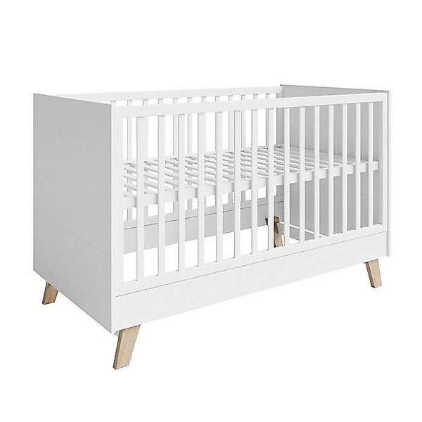 roba® Babybett Smile, Gitterbett Umbaubar & Mitwachsend - Höhenverstellbar günstig online kaufen