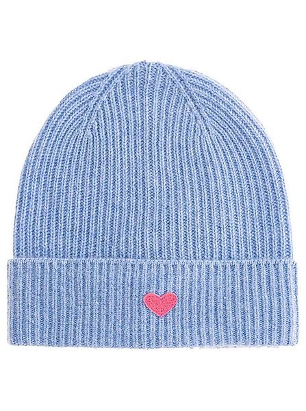 Zwillingsherz Strickmütze 100% Kaschmir Umschlagmütze günstig online kaufen