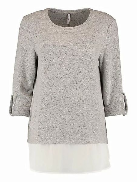HaILY’S Longpullover 3/4 Arm Longsleeve Pullover Sweater mit Hemd Ansatz Zi günstig online kaufen