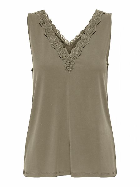ONLY Spitzentop "ONLFREE LIFE S/L V-NECK LACE MIX TOP JRS" günstig online kaufen