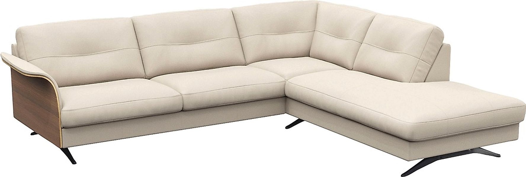 FLEXLUX Ecksofa »Glow bequem und komfortabel durch hochwertigen Sitzaufbau, günstig online kaufen