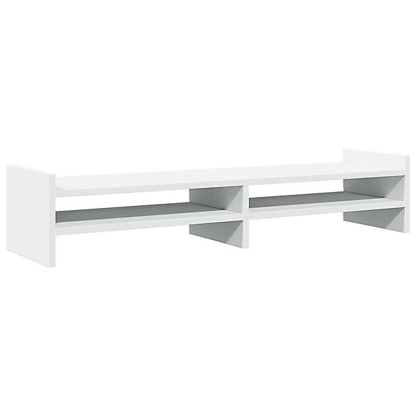 vidaXL Computertisch Monitorständer Weiß 100x27x20 cm günstig online kaufen