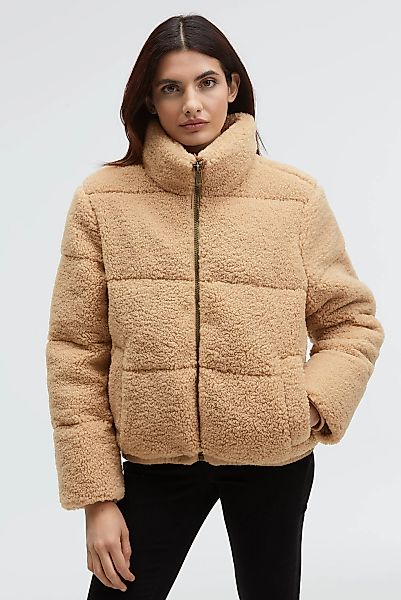 SOCCX Winterjacke ohne Kapuze mit elastischem Saumabschluss günstig online kaufen