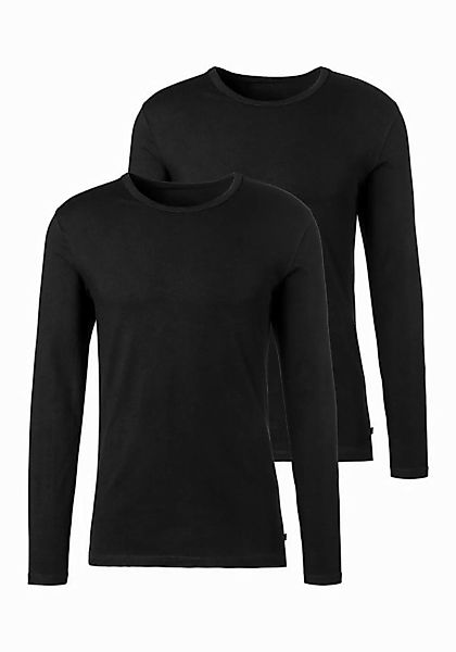 H.I.S Langarmshirt (Packung, 2er-Pack) Doppelpack Unterziehshirt aus Baumwo günstig online kaufen