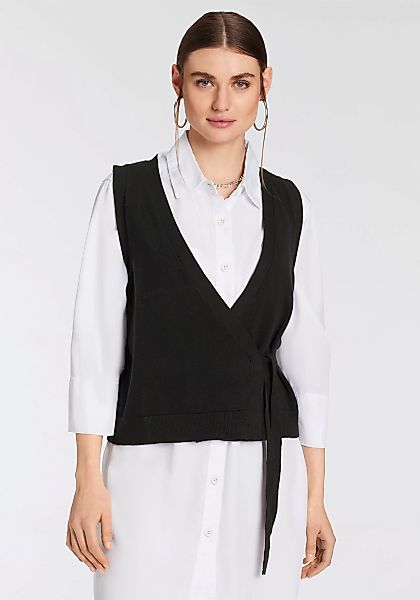 OTTO products Wickelstrickjacke "GOTS zertifiziert-CIRCULAR COLLECTION", CI günstig online kaufen