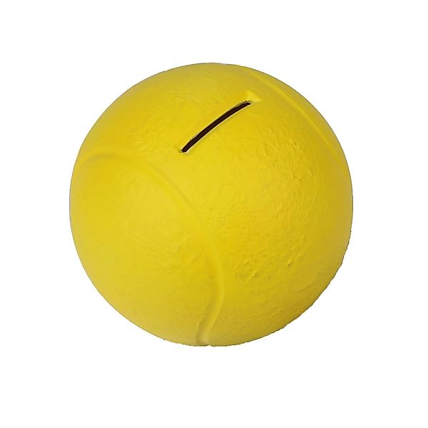 HMF 48910 Spardose Tennisball mit Schlüssel Durchmesser 10 cm Gelb günstig online kaufen