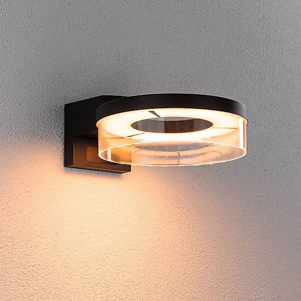 Paulmann Smart Sensor-Wandleuchte Capera, anthrazit CCT IP44 günstig online kaufen