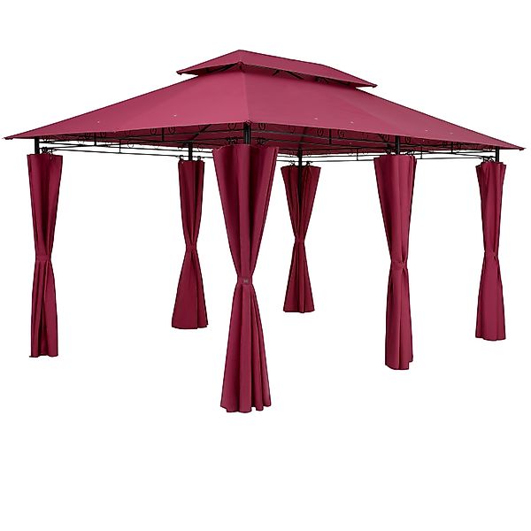 Pavillon Topas Bordeauxviolett 3x4m UV-Schutz 50+ günstig online kaufen