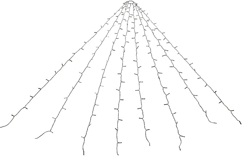 my home LED-Baummantel Liali, 168-flammig, LED-Baummantel, günstig online kaufen