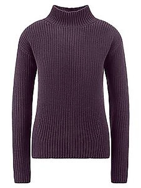 Pullover Stehkragen Peter Hahn lila günstig online kaufen