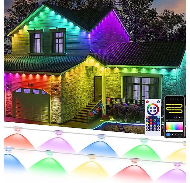 Rosnek LED Stripe RGB Lichtstreifen Außen IP67 Smart LED Streifen Dimmbar T günstig online kaufen