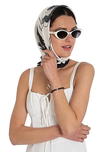 MayTree Seidentuch Premium Twill-Seide quadratisch 86x86, Paradiesvogel alt günstig online kaufen