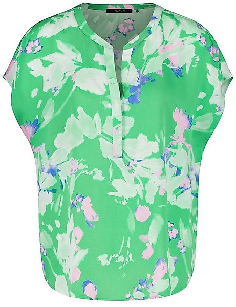 Taifun Kurzarmbluse - Kurzarmbluse mit Floral-Print günstig online kaufen