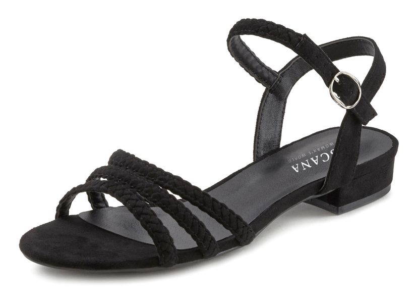 LASCANA Sandale "Sommerschuh" Sandalette, Sommerschuh mit geflochtenen Riem günstig online kaufen