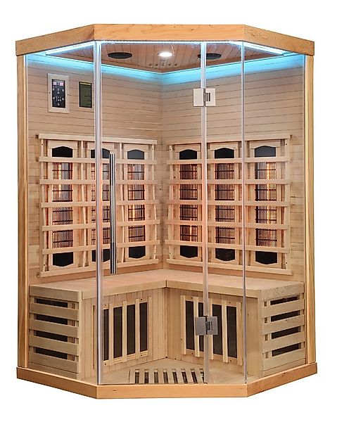 Sanotechnik Infrarotkabine SUPREME, BxTxH: 120 x 120 x 190 cm, mit 6 Vollsp günstig online kaufen