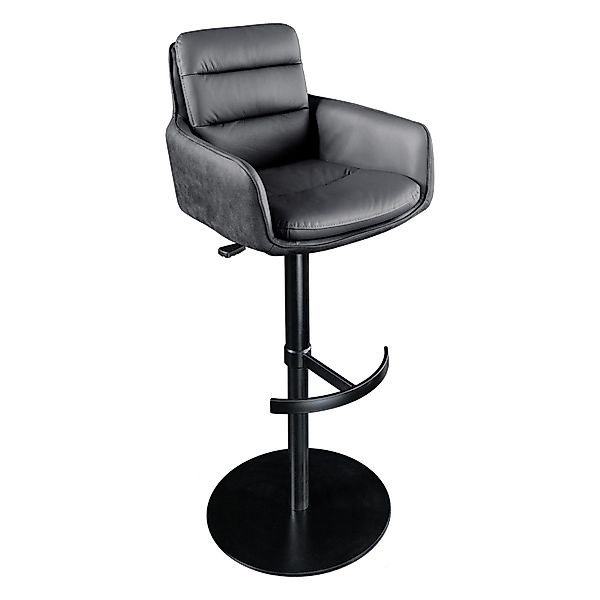 riess-ambiente Barhocker BIG GEORGE dunkelgrau / günstig online kaufen