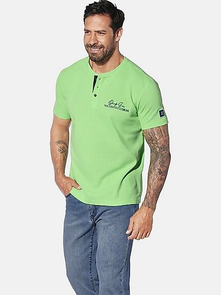 Jan Vanderstorm T-Shirt GORTAN mit Knopfleiste günstig online kaufen