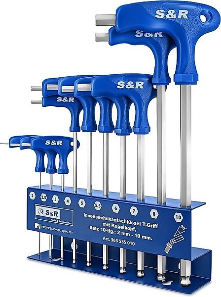 S&R Innensechskantschlüssel HX, S2 Hochleistungsstahl, T-Griff, zuverlässig günstig online kaufen
