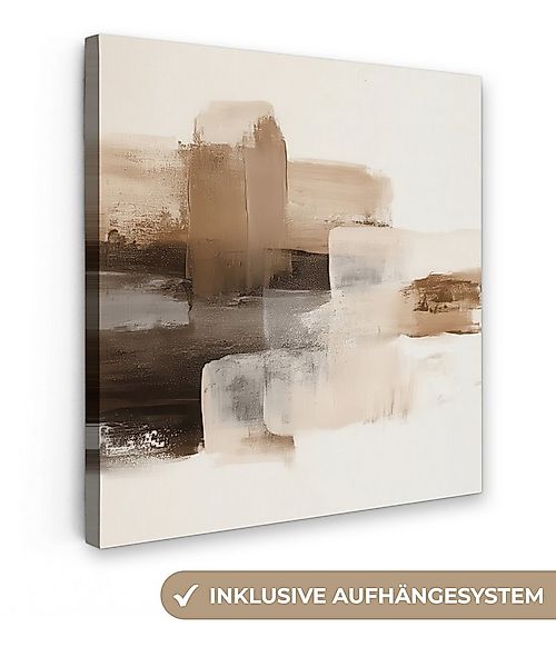 OneMillionCanvasses® Leinwandbild Pinselstriche - Abstrakte Landschaft - Ru günstig online kaufen