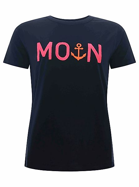 Zwillingsherz T-Shirt ""MoinZH"", Kurzarm, Rundhalsausschnitt, Stickerei, B günstig online kaufen