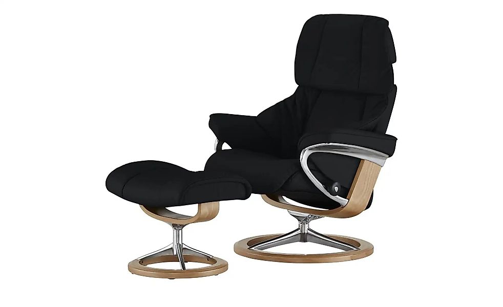 Stressless Relaxsessel mit Hocker  Reno S ¦ schwarz ¦ Maße (cm): B: 79 H: 1 günstig online kaufen