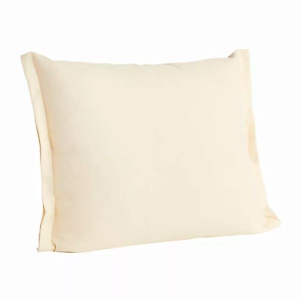 Kissen Plica Planar textil weiß beige / 60 x 55 cm - Hay - Beige günstig online kaufen
