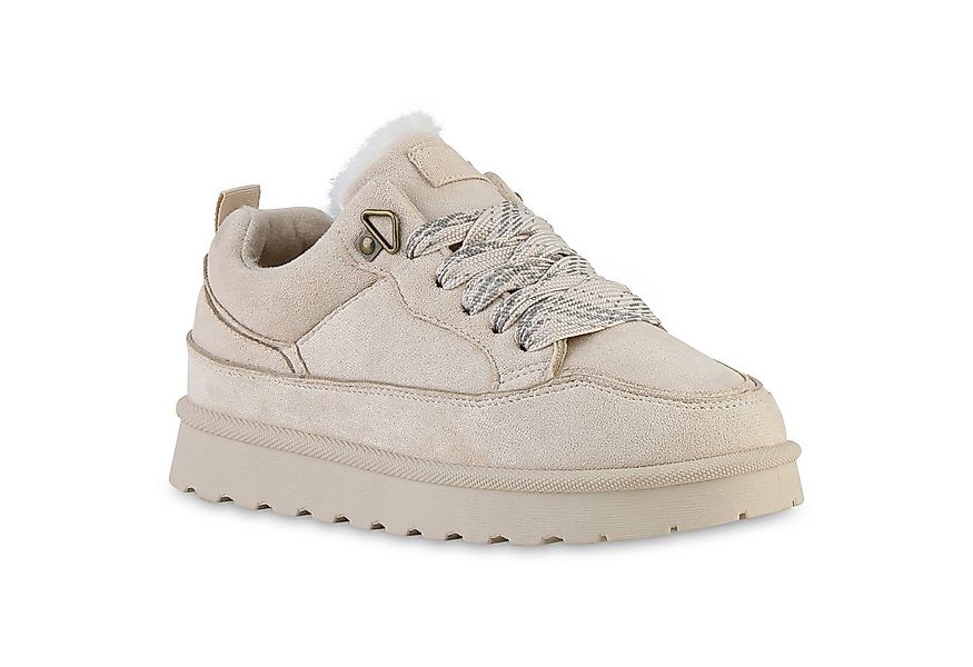VAN HILL 841830 Sneaker Damen Warm Gefütterte Sneaker Low Bequeme Profil-So günstig online kaufen