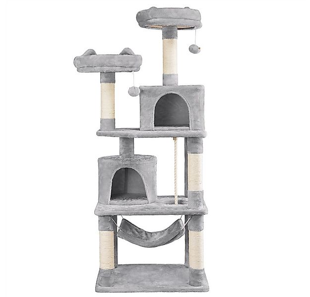 Yaheetech Kratzbaum Katzenbaum 158/179 cm, Kletterbaum 2 Aussichtsplattform günstig online kaufen