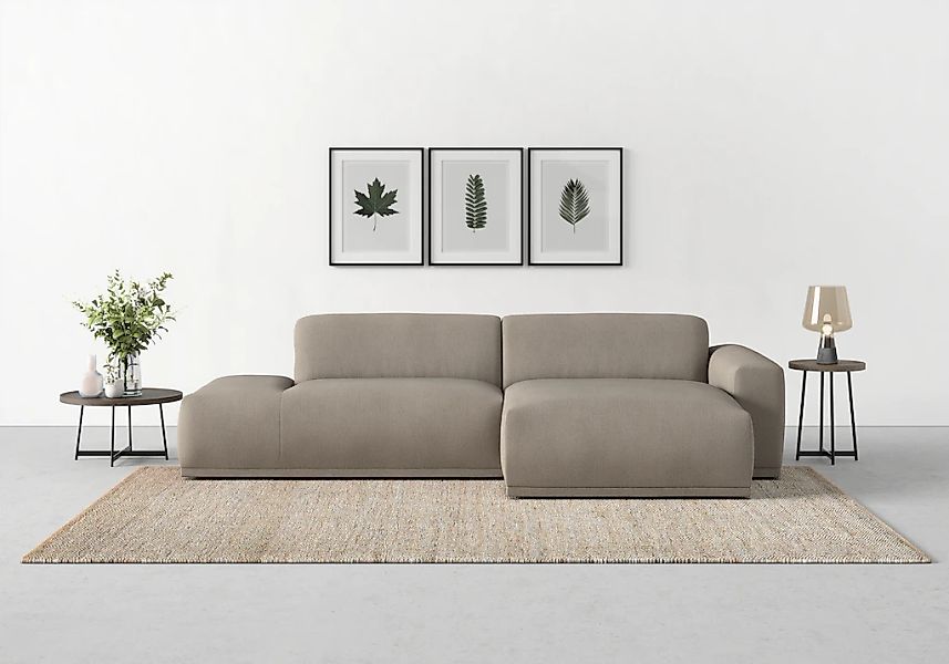 TRENDMANUFAKTUR Ecksofa "Braga, mit hochwertigem Kaltschaum, L-Form, in Cor günstig online kaufen