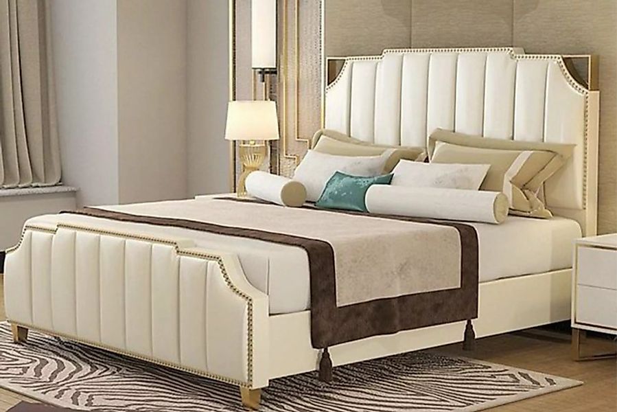 JVmoebel Bett, Design Doppelbett Bett Hotel Luxus Schlafzimmer 180x200cm günstig online kaufen