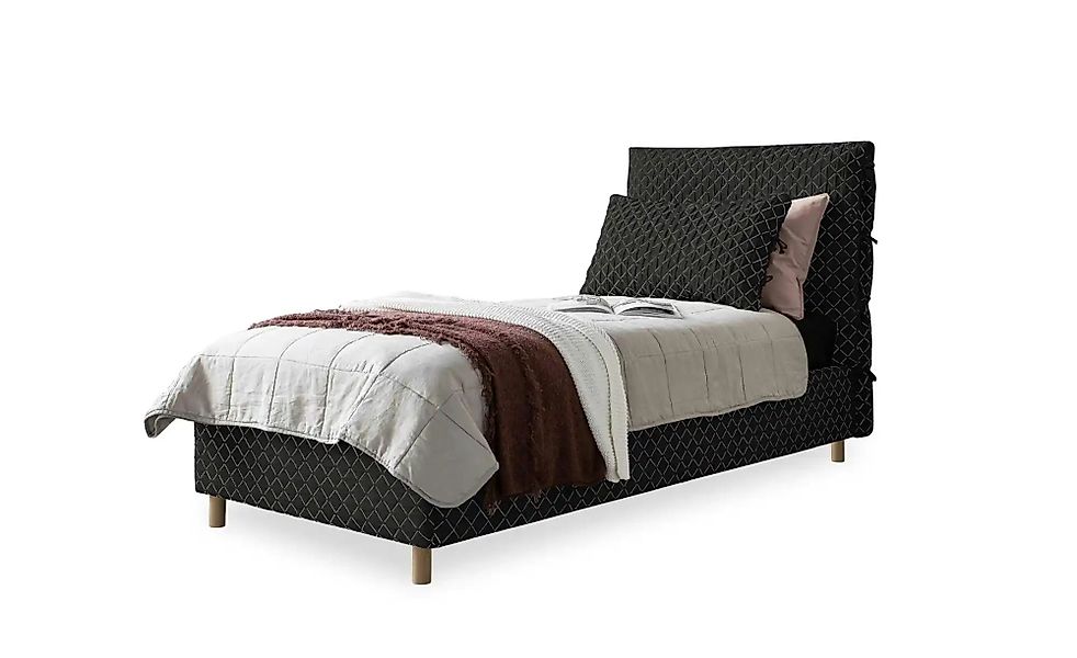 Miuform Polsterbett gemustert Sleepy Luna ¦ schwarz ¦ Maße (cm): B: 96 H: 1 günstig online kaufen