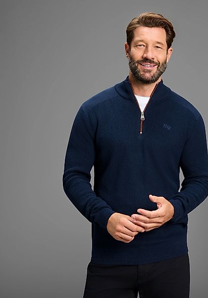Mans World Troyer "Neue Kollektion ", mit kontrastfarbigen Reissverschluß günstig online kaufen