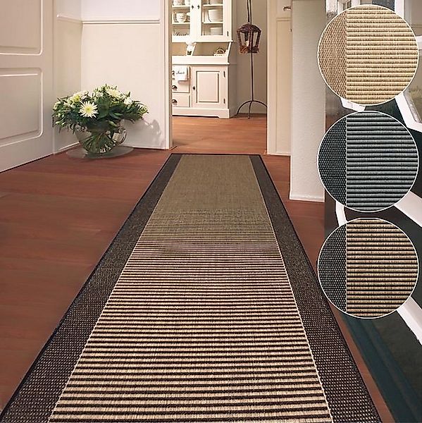 Mertex Läufer Teppichläufer Rom Meterware Flurteppich flach gewebt mit Kett günstig online kaufen