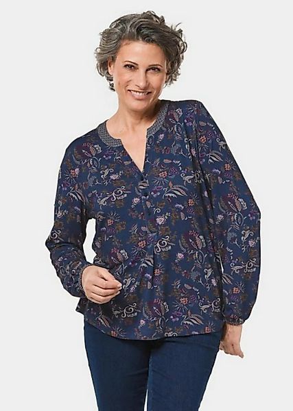 GOLDNER Druckbluse Raffiniertes Druckshirt günstig online kaufen