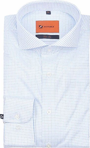 Suitable Shirt Stripe Light Blue Non Iron - Größe 41 günstig online kaufen