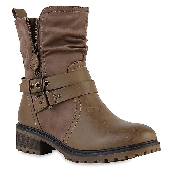 VAN HILL 841452 Bikerboots Damen Leicht günstig online kaufen