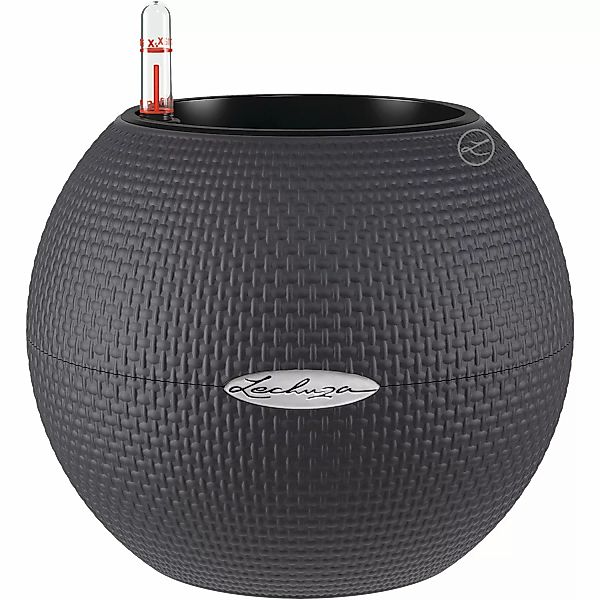 Lechuza Pflanzgefäß Puro Color Ø 20 cm x 16 cm Schiefergrau günstig online kaufen