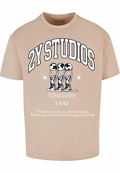 2Y Studios T-Shirt "2Y Studios Herren Globus Oversize Tee" 1 Stk. tlg. günstig online kaufen