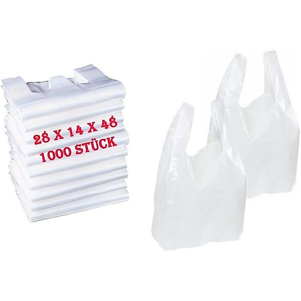 Lauroo Tragetasche Hemdchentragetaschen Weiß 28x14x48 cm günstig online kaufen