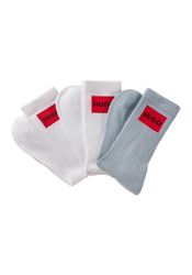 HUGO Freizeitsocken 3P QS RIB LABEL günstig online kaufen