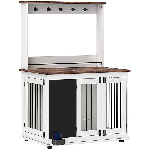 PawHut Hundekäfig für Zuhause, Hundebox mit 3 Türen, Aufbewahrungsregal für günstig online kaufen